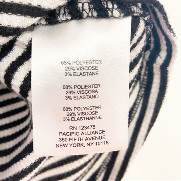 Jones New York Black and White Sleeveless Top - Picture 6 of 10